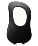 10 Strings Handmade Black Finishing Lyre Back