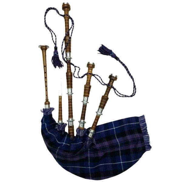 Scotland Tartan Rosewood Bagpipe